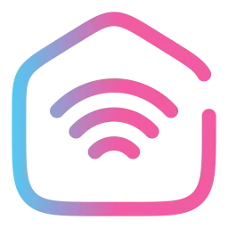 Ikon av en wifi-symbol som symboliserar smarta hem-installationer